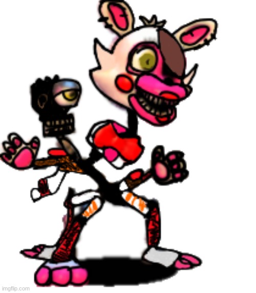 FNaF World Glamrock Mangle | made w/ Imgflip meme maker