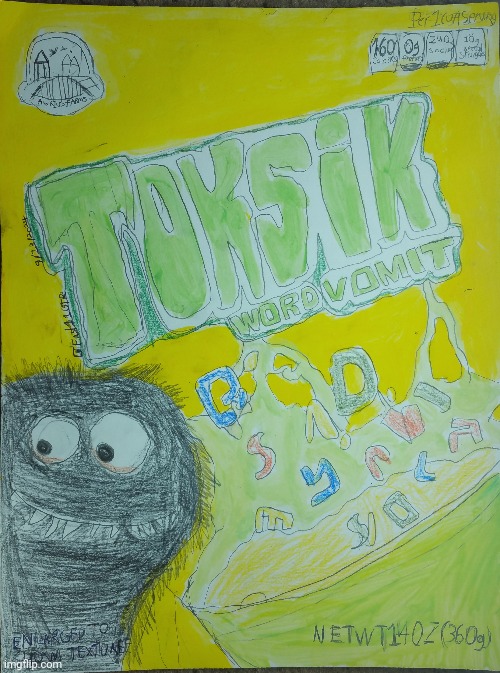 Based off of the cereal from Starsets song: Toksik | image tagged in random,starset,drawlings,music,drawling,fanart | made w/ Imgflip meme maker