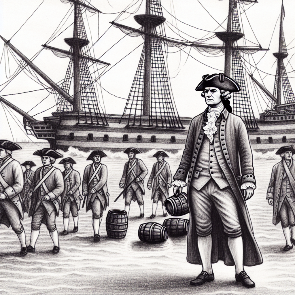 samuel adams leading the boston tea party meme Blank Meme Template