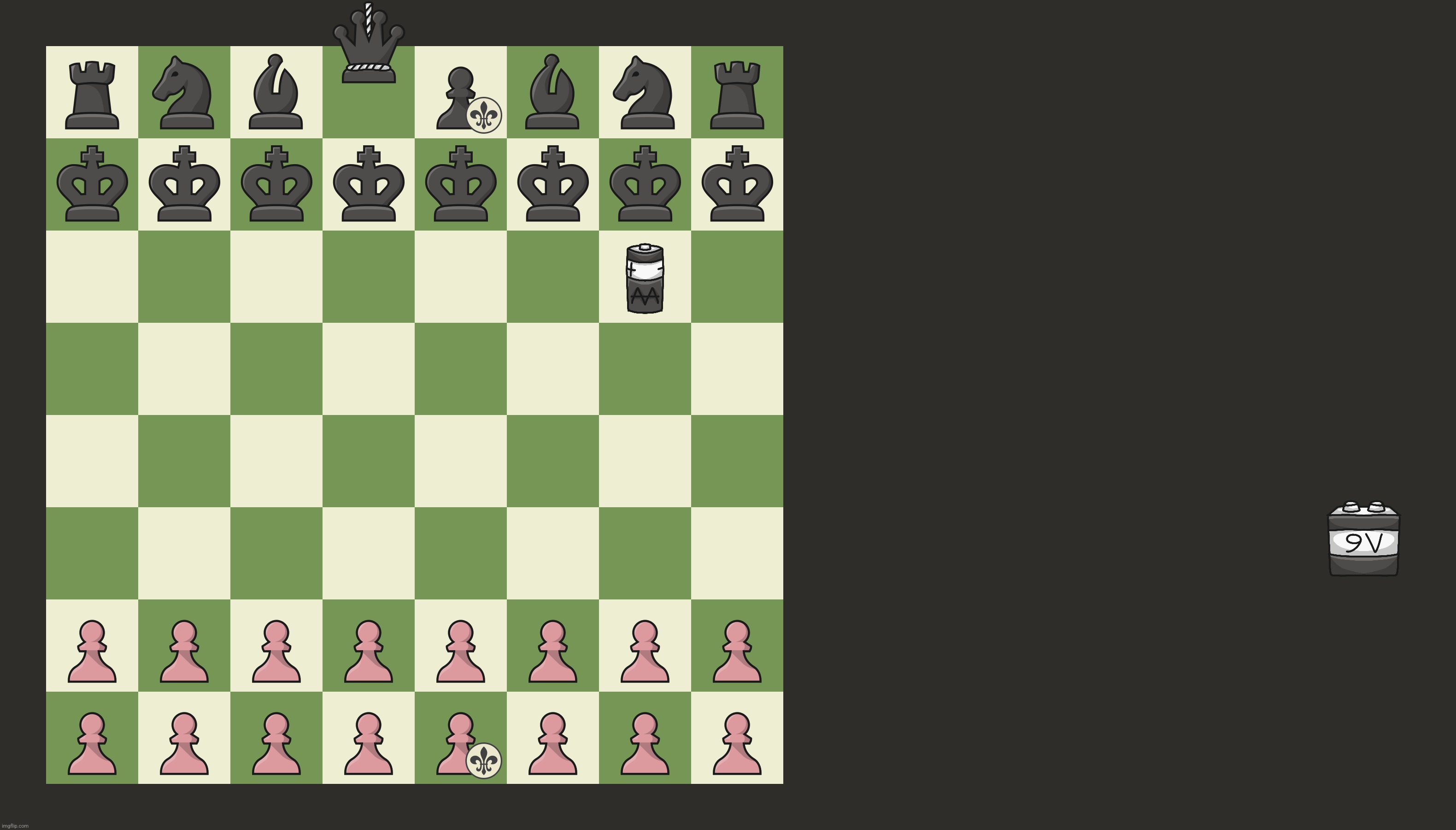 Anarchy Chess part 7: Weed- I me White to move, top comment in 30 minutes decides | made w/ Imgflip meme maker