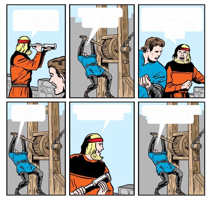 Open the Gate (high quality) Blank Meme Template