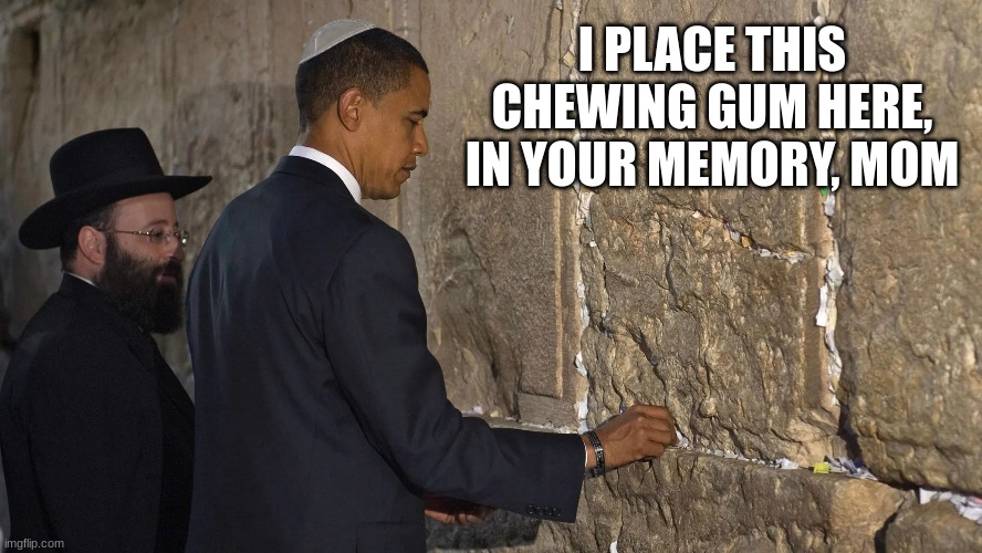 Commie A$$ Clowns | I PLACE THIS CHEWING GUM HERE, IN YOUR MEMORY, MOM | image tagged in chewing,gum,mom | made w/ Imgflip meme maker