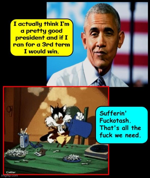 Talk about hubris | image tagged in barack obama,3rd term,elections,politics | made w/ Imgflip meme maker