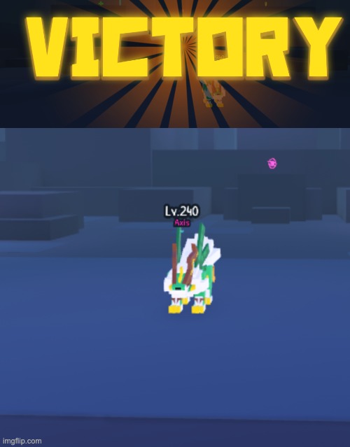 i just solo'd a raid battle with one creature | made w/ Imgflip meme maker