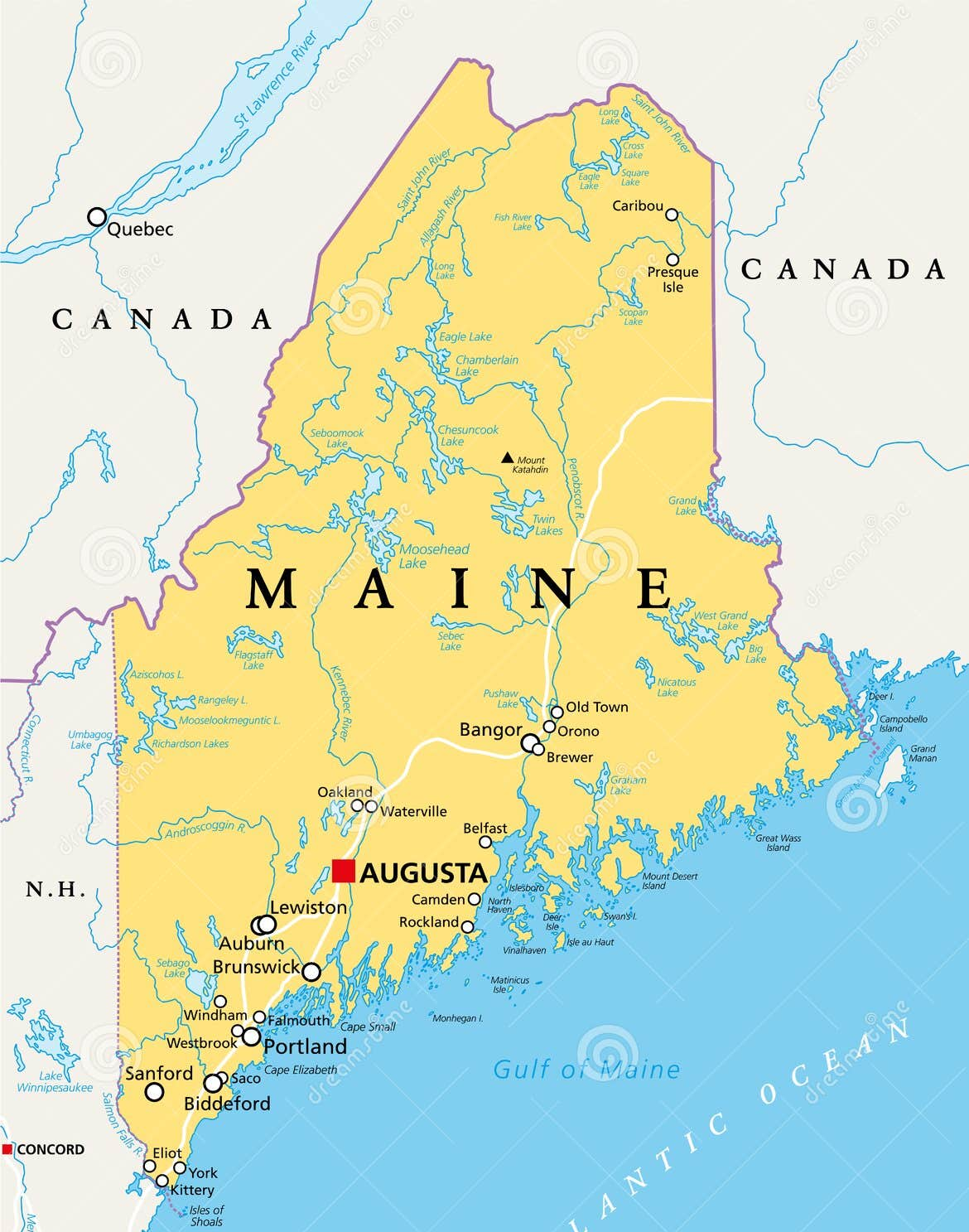 Maine State Blank Meme Template