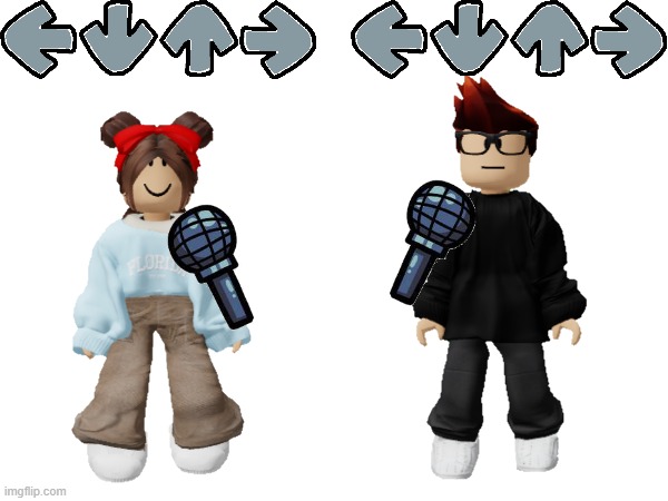 MC vs Viktoriya Tremblay the SAQ movies girl (Friday Night Funkin' rap battle) | image tagged in mc,viktoriya tremblay,friday night funkin,fnf,roblox,saq movies | made w/ Imgflip meme maker