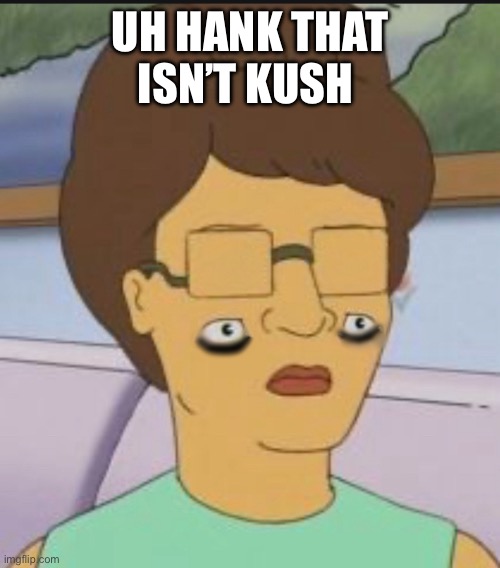 Tired Peggy Hill | UH HANK THAT ISN’T KUSH | image tagged in memes,funny,viral | made w/ Imgflip meme maker