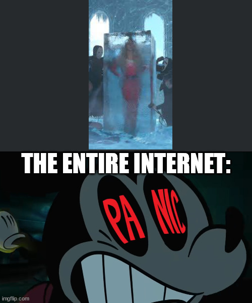 THE DAY OF THAWINING IS COMING | THE ENTIRE INTERNET: | image tagged in christmas | made w/ Imgflip meme maker