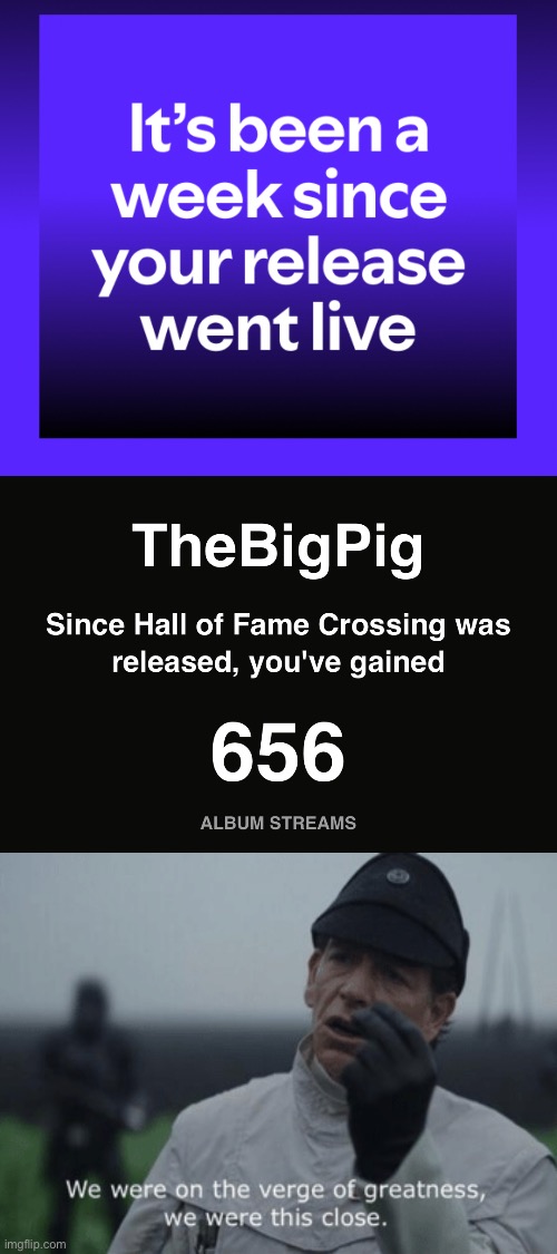 10 away from | image tagged in we were on the verge of greatness we were this close | made w/ Imgflip meme maker