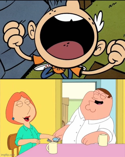 Peter and Lois Griffin Laugh at Lincoln | image tagged in the loud house,nickelodeon,lincoln loud,family guy,peter griffin,lois griffin | made w/ Imgflip meme maker