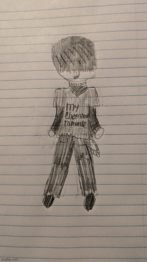 I drew another emo boy | image tagged in drawings,emo | made w/ Imgflip meme maker