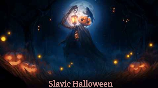 Halloween background | Slavic Halloween | image tagged in halloween background,slavic,slavic halloween | made w/ Imgflip meme maker