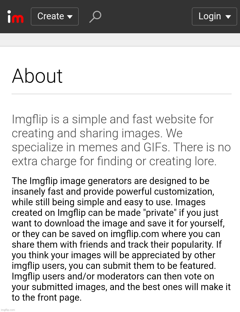 About | image tagged in no charge,lore | made w/ Imgflip meme maker