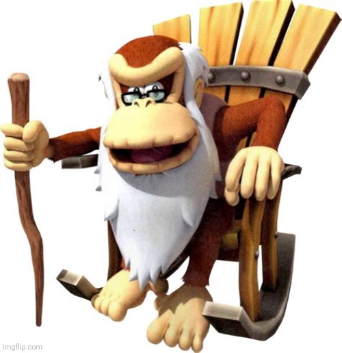 Cranky Kong | image tagged in cranky kong | made w/ Imgflip meme maker