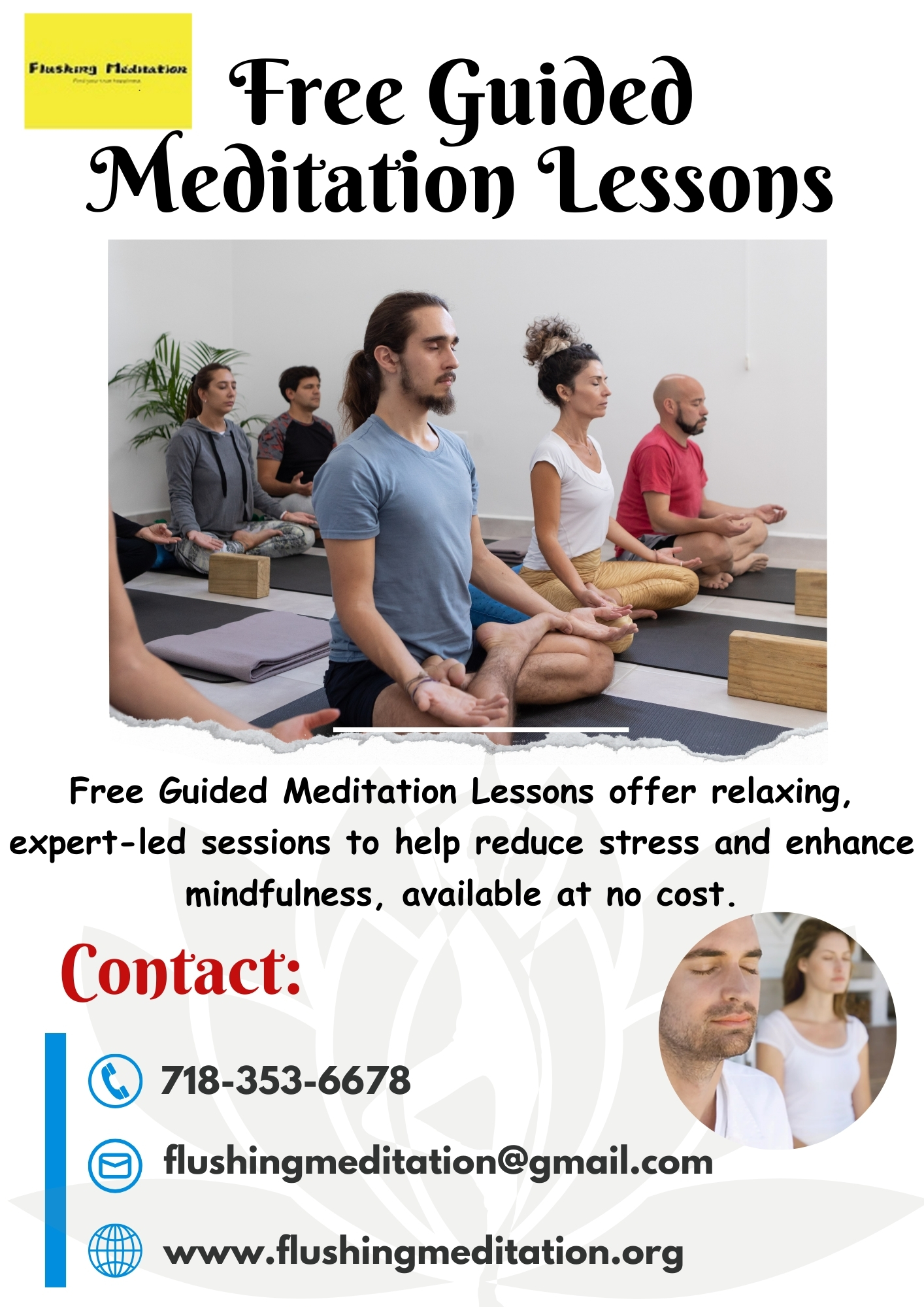 High Quality Free Guided Meditation Lessons Blank Meme Template