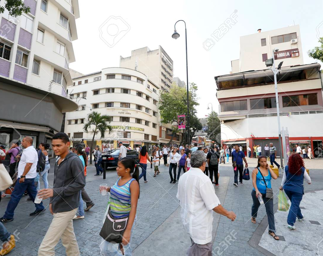 Downtown Caracas, Venezuela Blank Meme Template