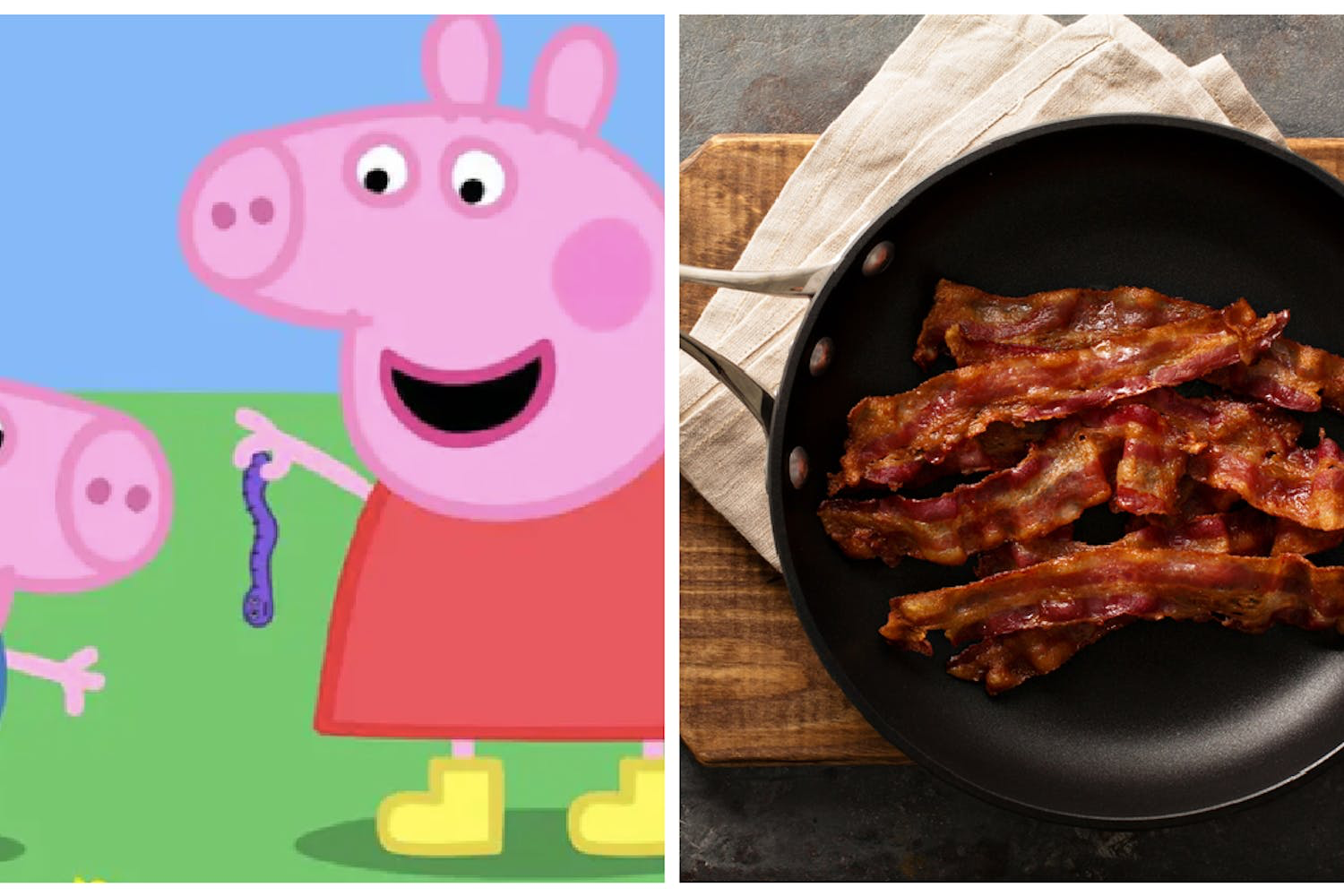 Pepa Bacon Blank Meme Template
