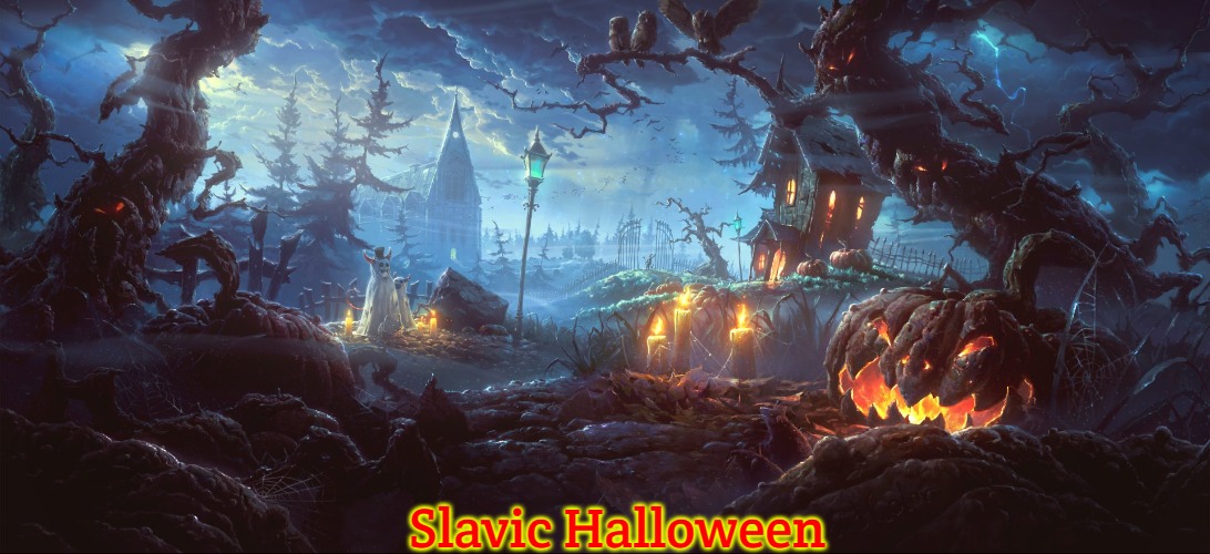 Halloween Background | Slavic Halloween | image tagged in halloween background,slavic,slavic halloween | made w/ Imgflip meme maker