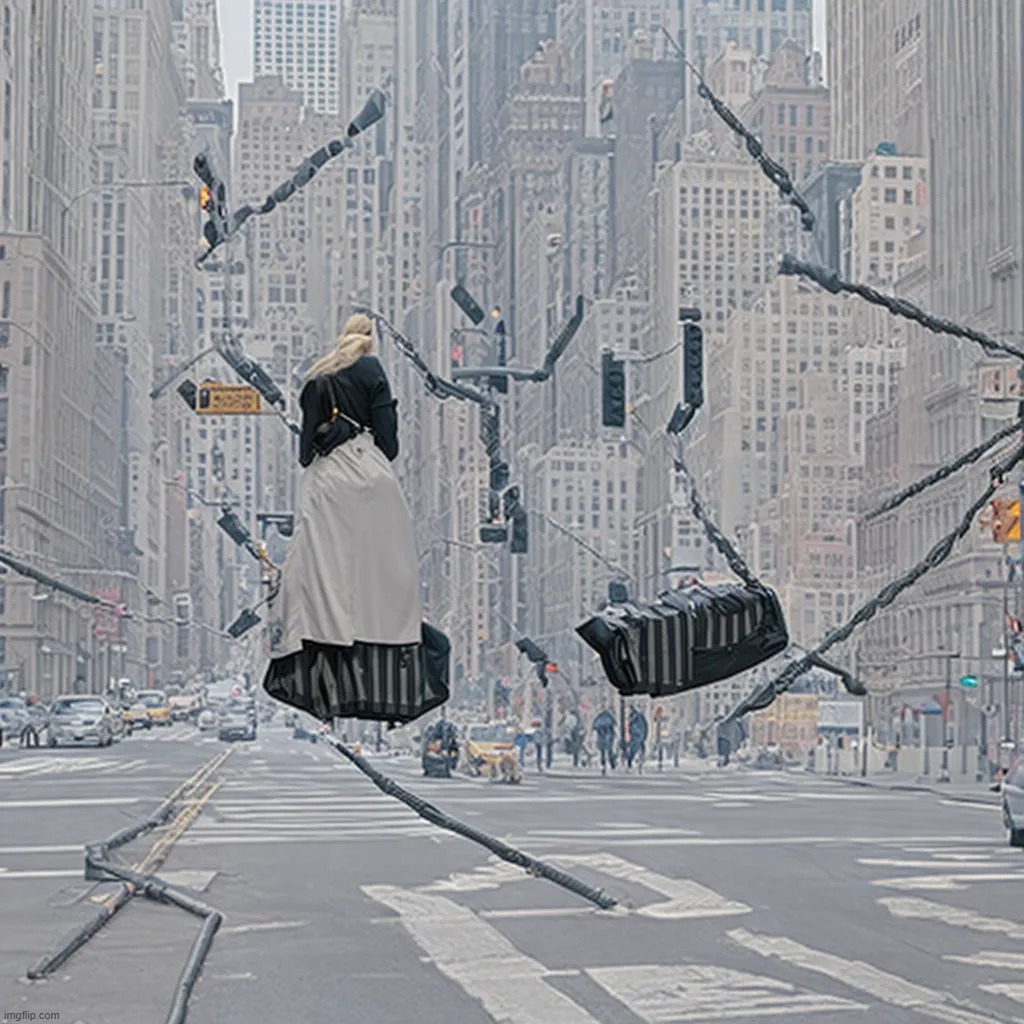 a street in NYC | made w/ Imgflip meme maker
