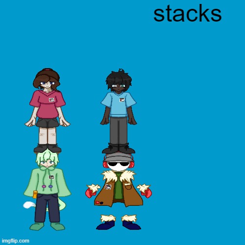 stacks | stacks | image tagged in blank weezer blue album edit | made w/ Imgflip meme maker