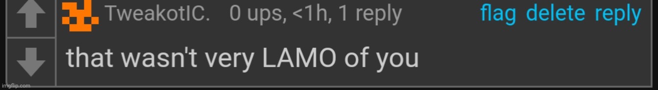 that wasn't very LAMO of you | image tagged in that wasn't very lamo of you | made w/ Imgflip meme maker
