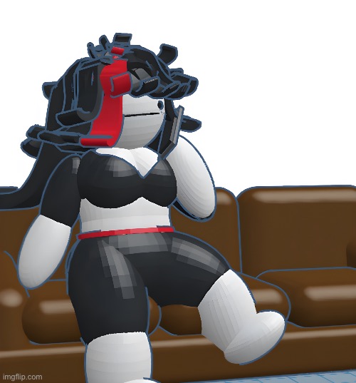 Claire sitting on couch | image tagged in claire sitting on couch | made w/ Imgflip meme maker