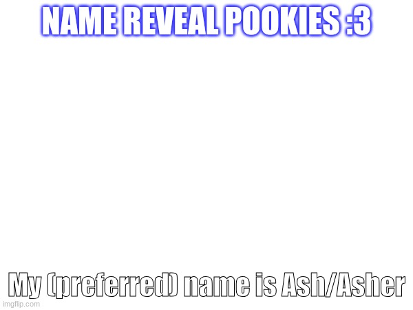 (My given name is Adrian) | NAME REVEAL POOKIES :3; My (preferred) name is Ash/Asher | image tagged in egg,cheese,bacon,pancake,maple syrup,mcdonalds | made w/ Imgflip meme maker