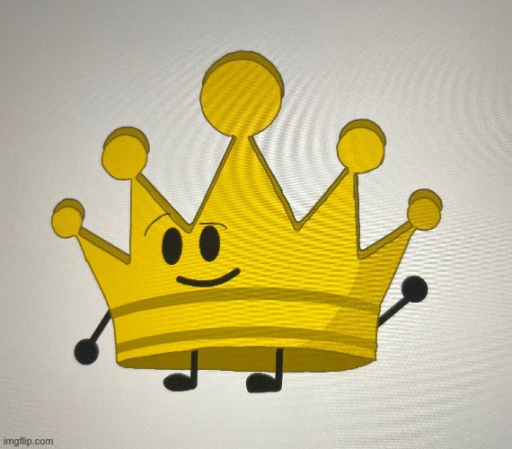 High Quality Crowny Blank Meme Template