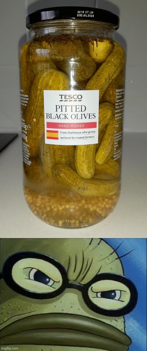 Pickles | image tagged in bubble bass,pickles,pickle,olives,you had one job,memes | made w/ Imgflip meme maker