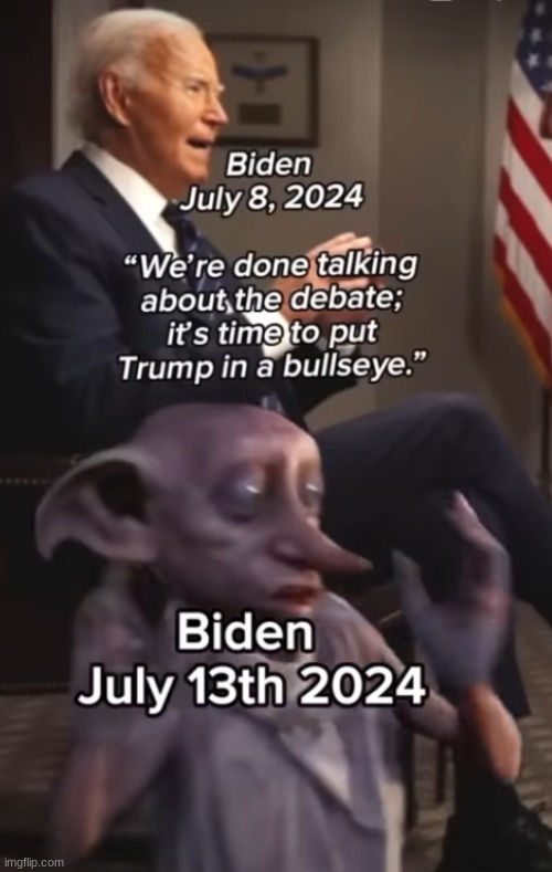 Dobby Should not have said that | image tagged in president,harry potter | made w/ Imgflip meme maker