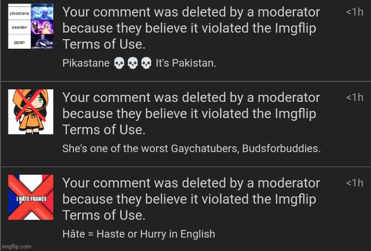 That's an invalid moderation right here | image tagged in invalid | made w/ Imgflip meme maker