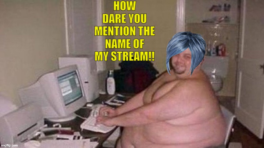 discord mod | HOW DARE YOU MENTION THE NAME OF MY STREAM!! | image tagged in discord mod | made w/ Imgflip meme maker