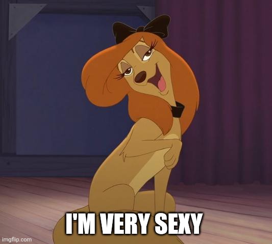 I'm Sexy | I'M VERY SEXY | image tagged in dixie | made w/ Imgflip meme maker