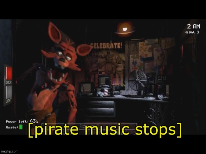 Pirate music stops | image tagged in pirate music stops | made w/ Imgflip meme maker