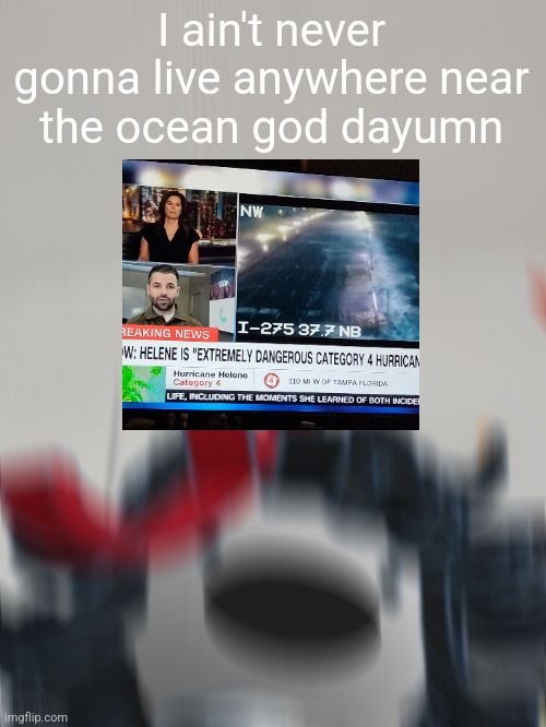 Claire on the bus screaming | I ain't never gonna live anywhere near the ocean god dayumn | image tagged in claire on the bus screaming | made w/ Imgflip meme maker