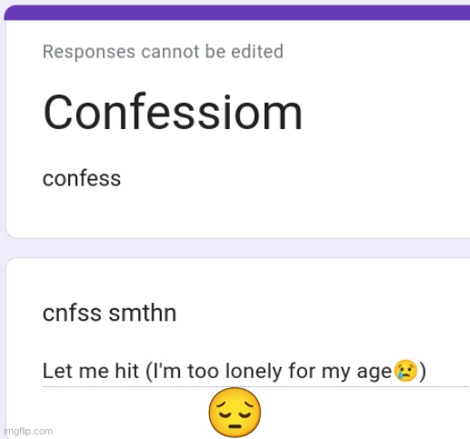 😔 | made w/ Imgflip meme maker