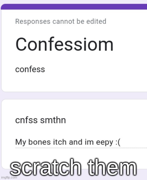 scratch them | made w/ Imgflip meme maker