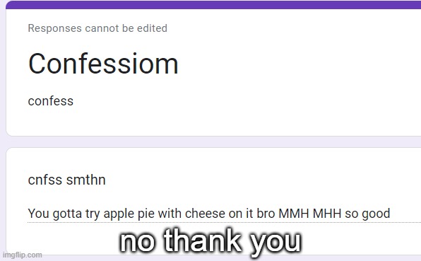 no thank you | made w/ Imgflip meme maker