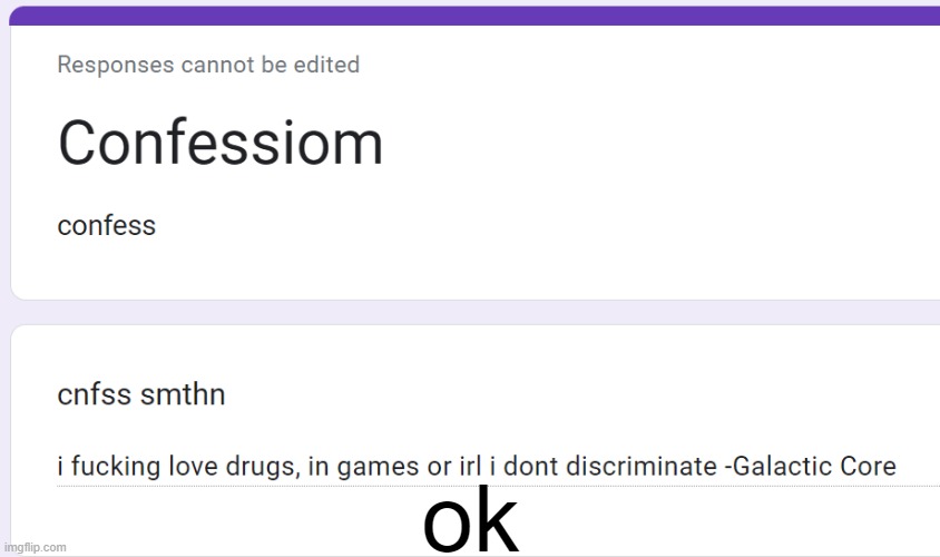 ok | made w/ Imgflip meme maker