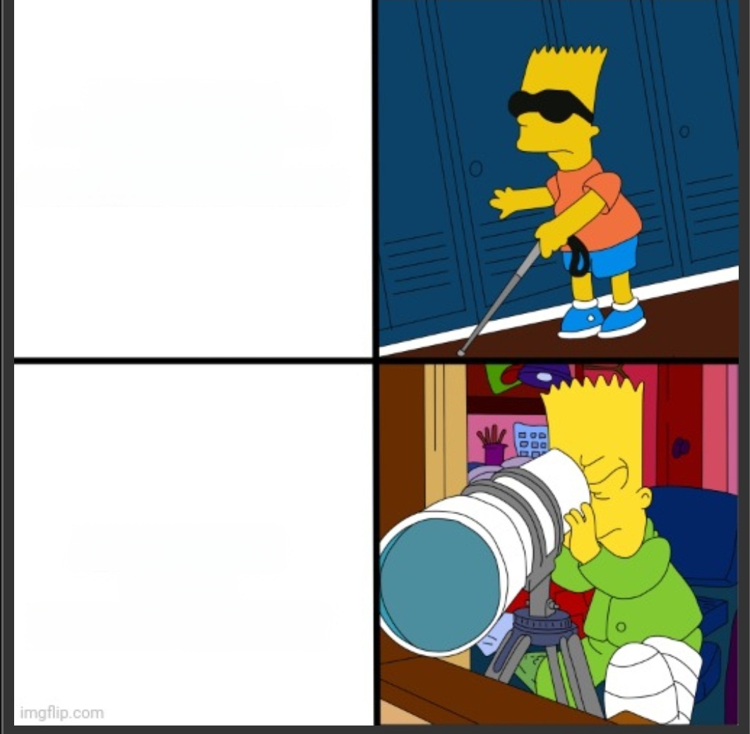 Bart Simpson Blank Meme Template