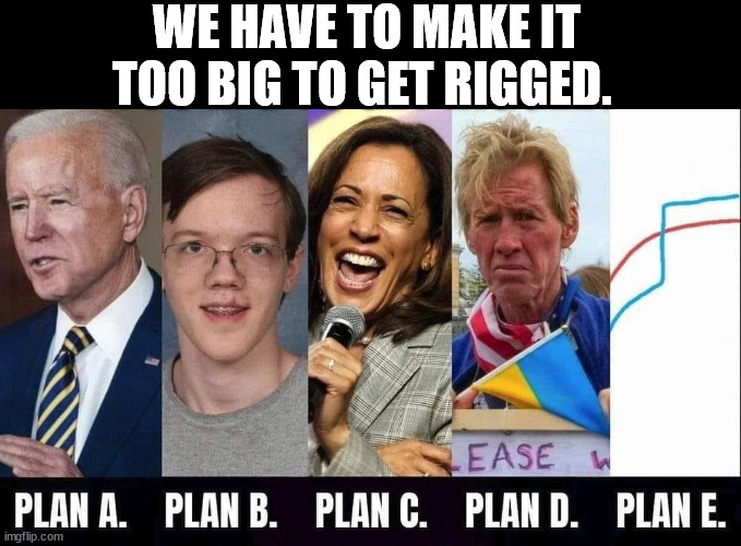 WE HAVE TO MAKE IT TOO BIG TO GET RIGGED. | made w/ Imgflip meme maker