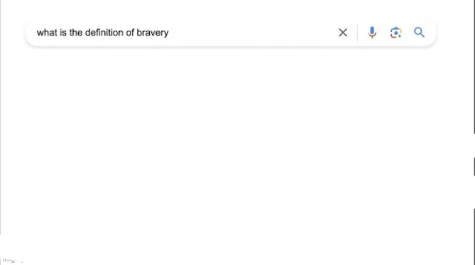 What is the definition of bravery? Blank Meme Template