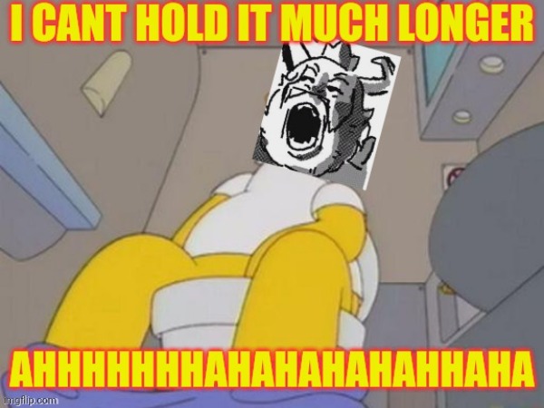 Asgore on the toilet (I hate asgore part 3) | image tagged in memes | made w/ Imgflip meme maker