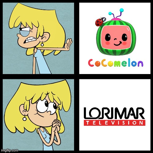 Lori Prefers Lorimar Television Over Cocomelon | image tagged in lori loud,the loud house,nickelodeon,cocomelon,warner bros,full house | made w/ Imgflip meme maker