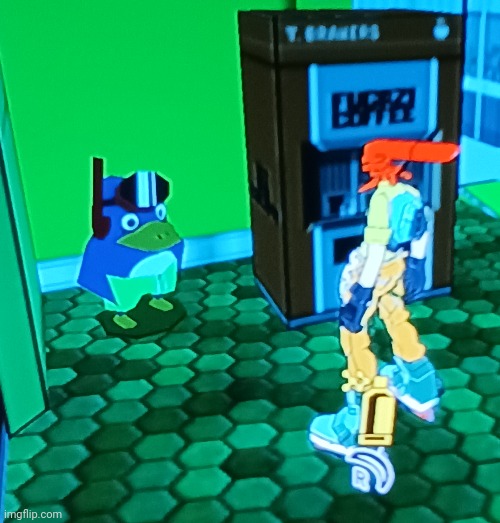 He's just standing there menacingly | made w/ Imgflip meme maker