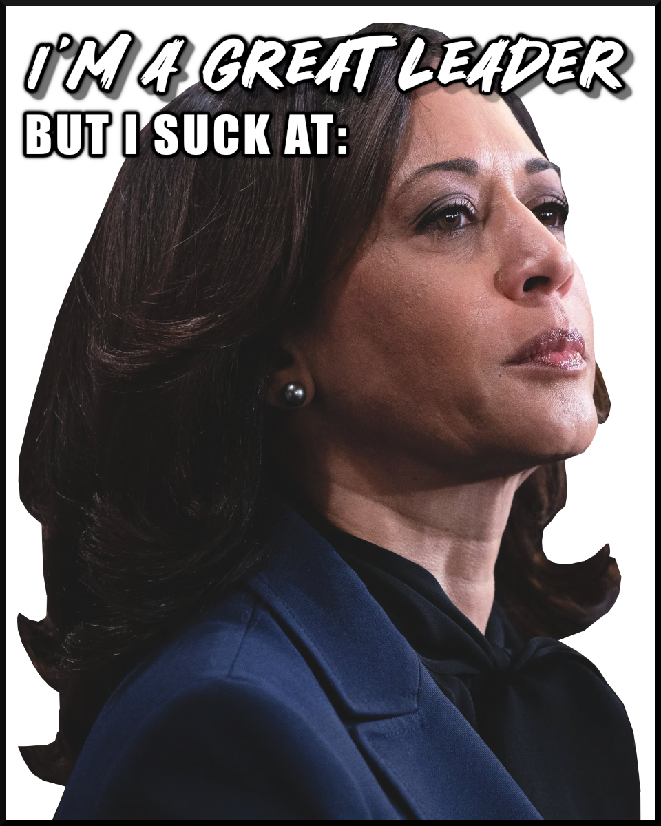 Kamala - Great Leader - BUT Blank Meme Template