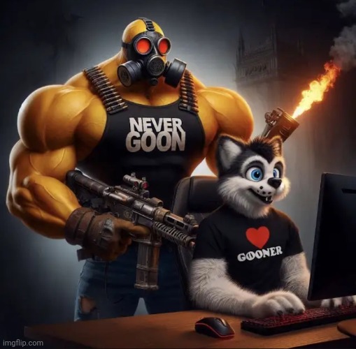 Remember people, never goon | image tagged in anti furry,never goon,based | made w/ Imgflip meme maker