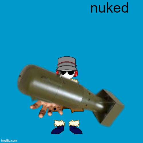 AYO DUCC GET UP NEW MEME JUST DROPPED | nuked | image tagged in blank weezer blue album edit | made w/ Imgflip meme maker