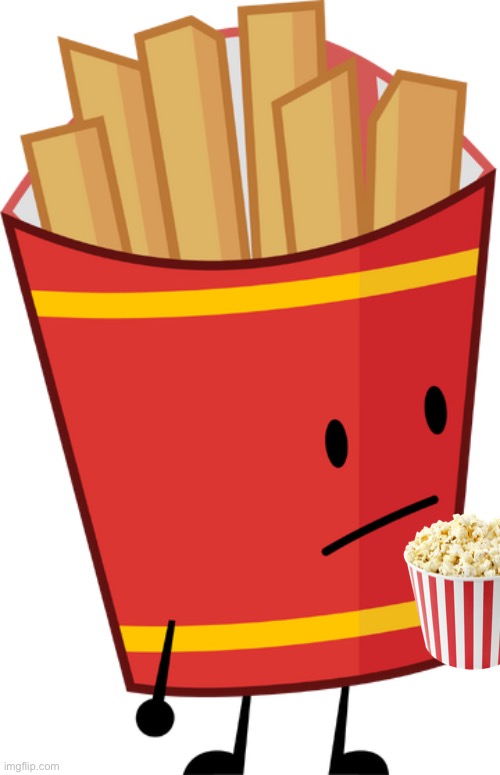 BFDI Fries | image tagged in bfdi fries | made w/ Imgflip meme maker