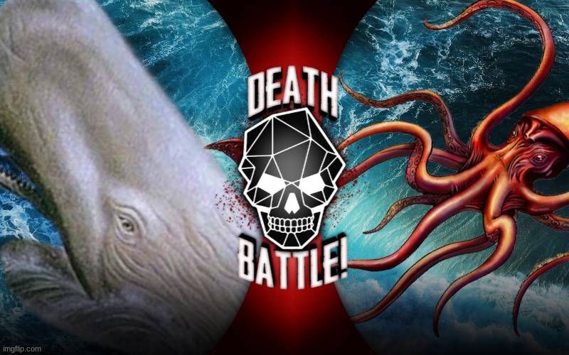 Moby Dick VS The Kraken (Moby Dick VS Mythology) | image tagged in death battle,moby dick,kraken | made w/ Imgflip meme maker